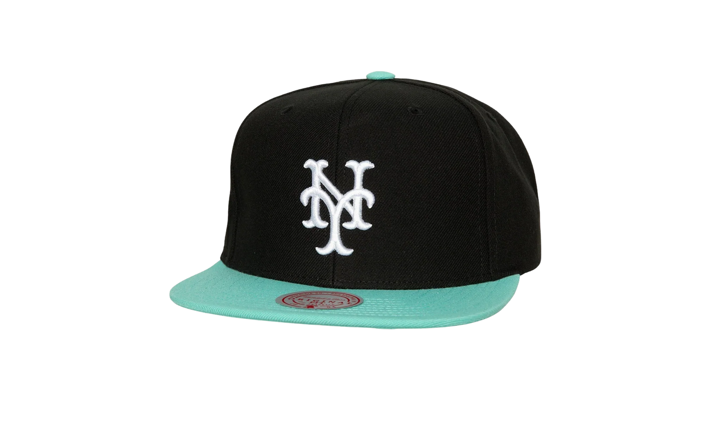 MLB Cooperstown Hometown Snapback Cap "New York Mets - Black" HHSS6683 NYMYYPPPBLCK