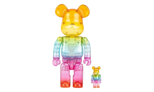 Emotionally Unavailable Gradient Heart Bearbrick "100% & 400% Set" MEDI3099
