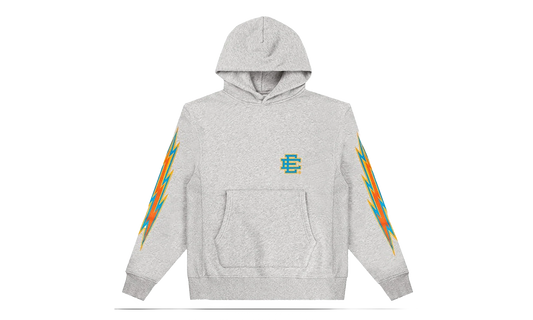 EE BASIC HOODIE "SS24 - Grey/Aqua Bolt" EE502