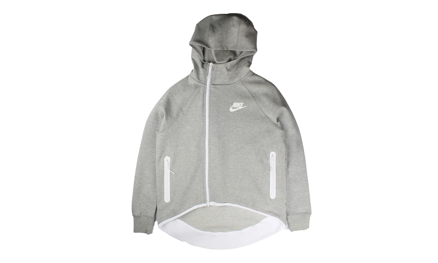 Sportswear Tech Fleece Full-Zip Cape Hoodie WMNS "Grey White" 930757 063