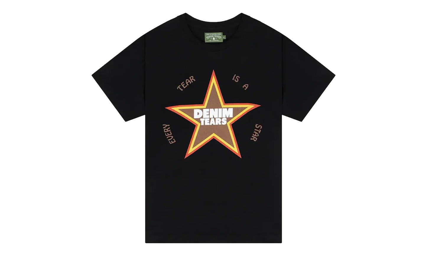 Every Tear Is A Star Tee "Black" DT405
