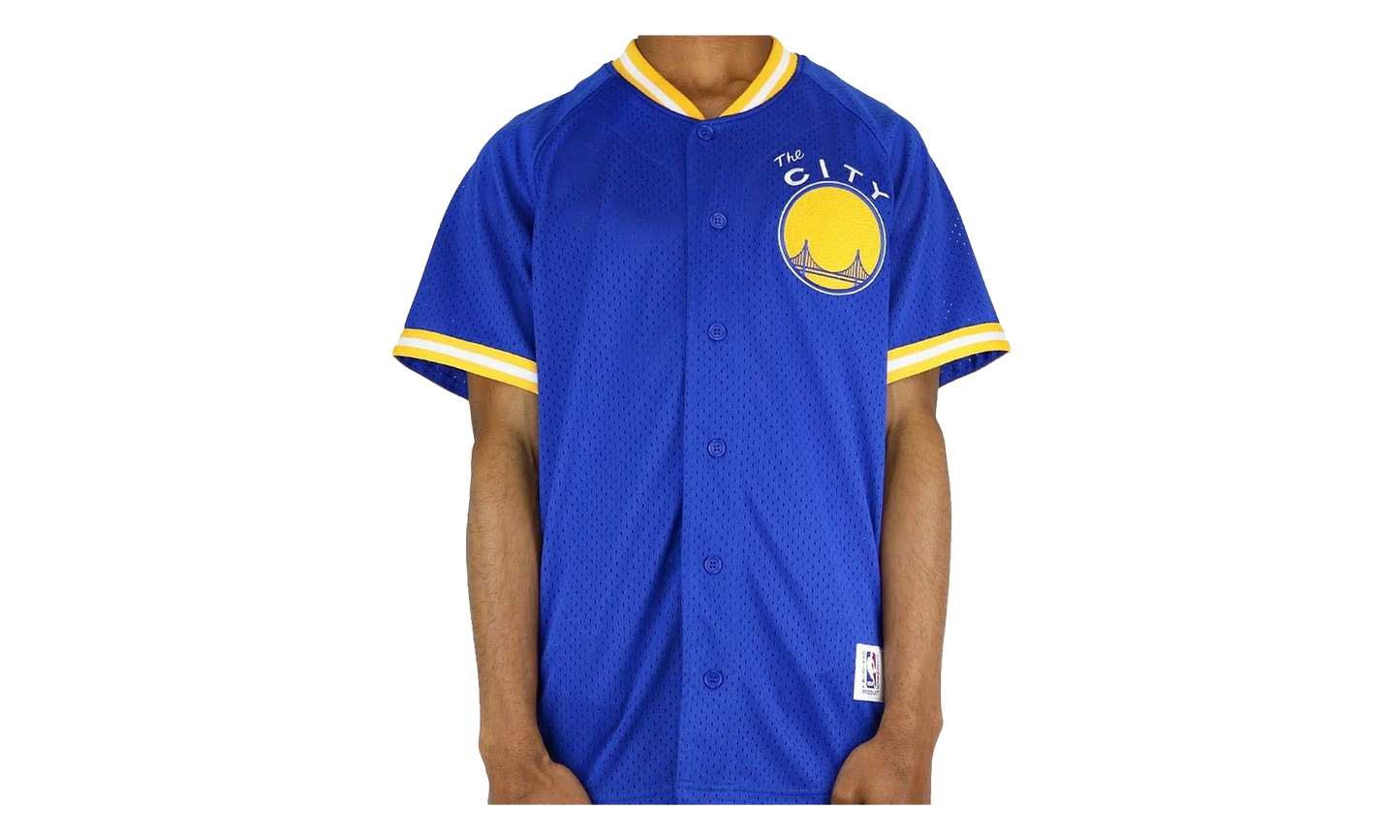 NBA GOLDEN STATE WARRIORS SEASONED PRO MESH BF SS TEE "Golden State Warriors" 418TH3106AGSWIH