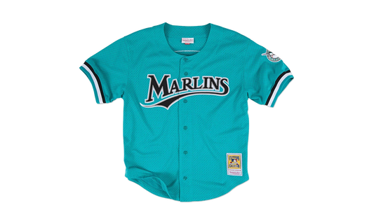 MLB Andre Dawson Authentic Batting Practice Jersey "1995 Miami Marlins - Teal" ABBFGS18311 FMATEAL95ADA