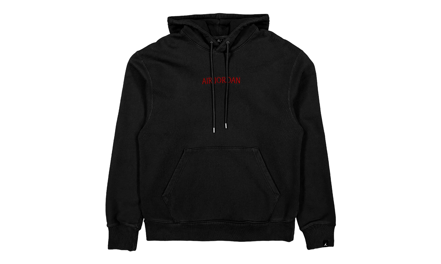 Jordan Wordmark Fleece Hoodie "Purple / White" DV6463 010