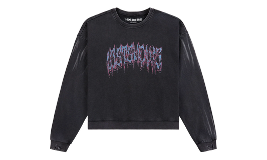 Vintage Wash Sweatshirt "Vintage Black" LST 23 22713 VBK