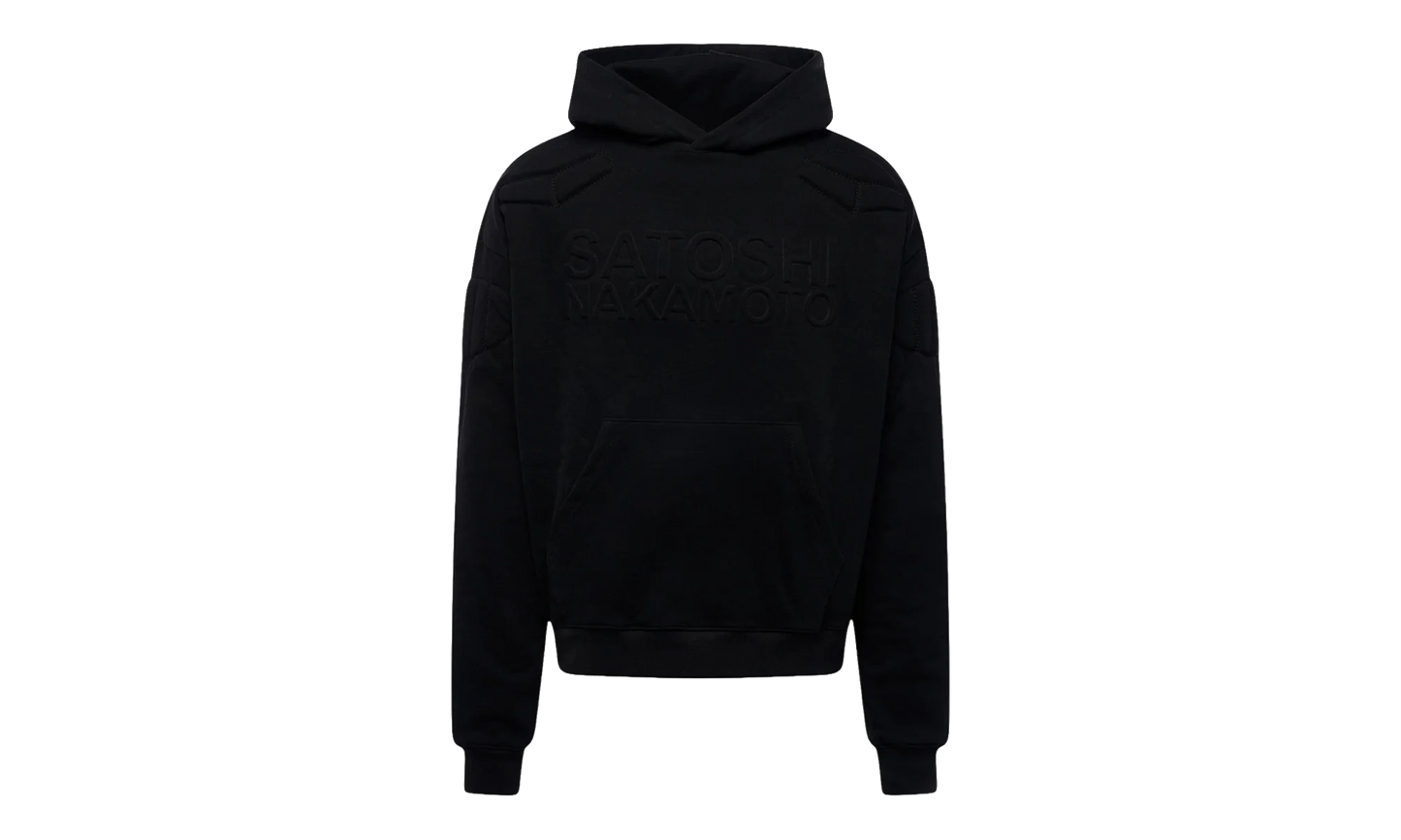 Moto Logo Hooded Sweatshirt "Black" SS25H0002 BLK