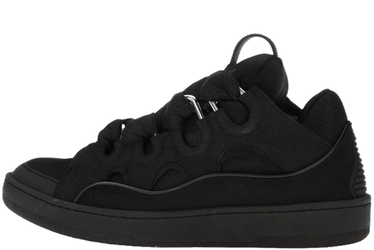Leather Curb Triple Black
