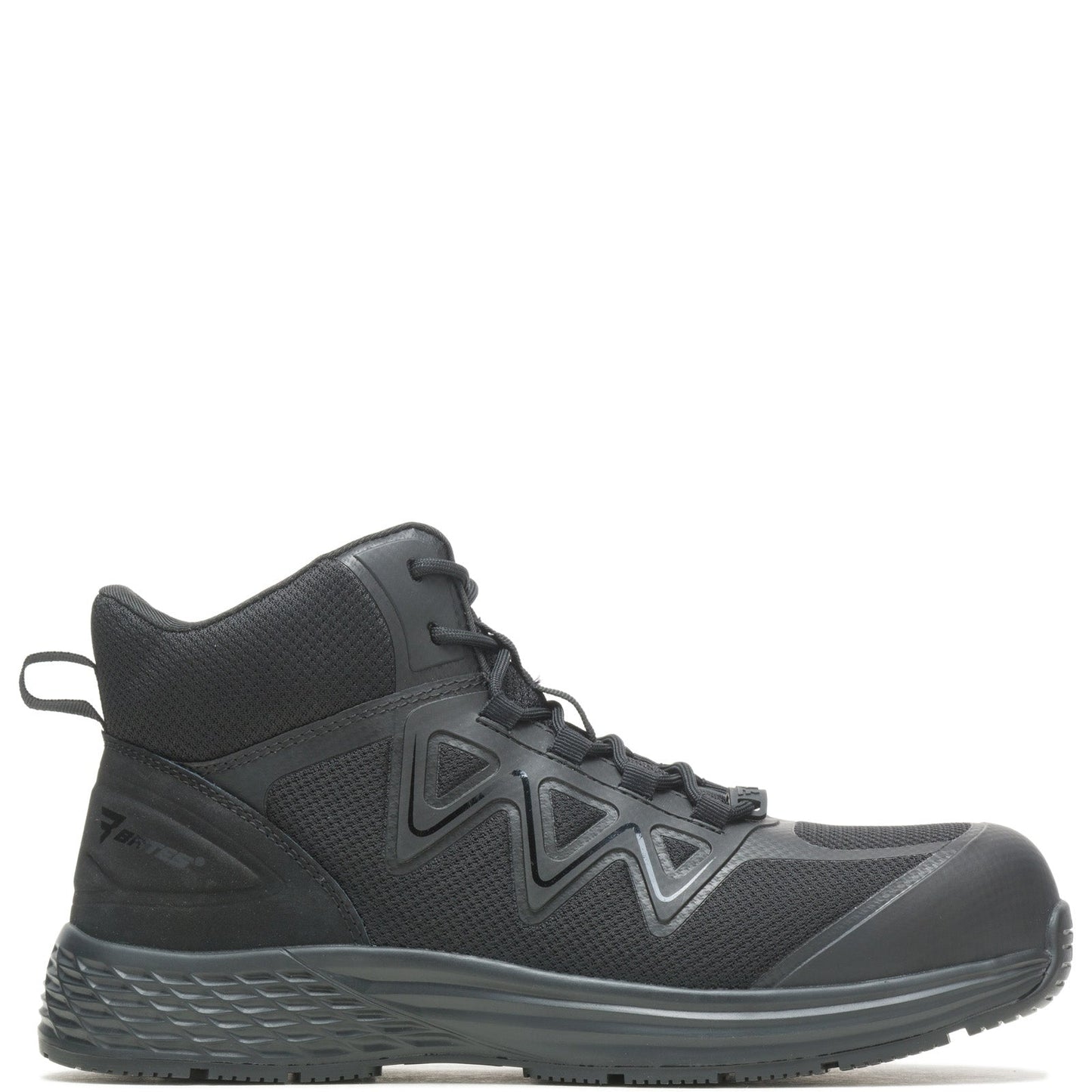 Bates Rush Mid Work Composite Toe E09103 Mens Black Wide Tactical Boots
