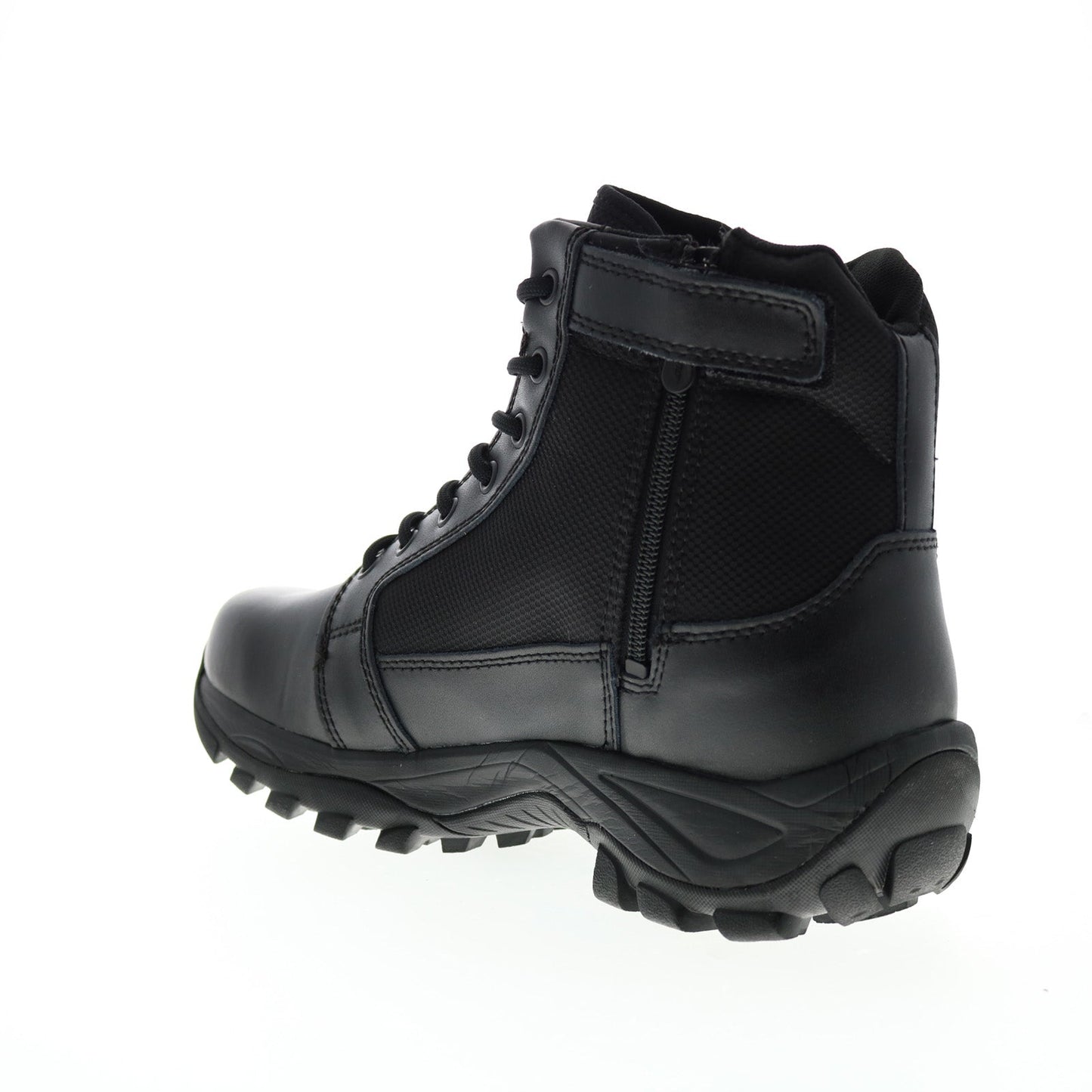 Bates Fuse Mid Side Zip E06506 Mens Black Wide Leather Tactical Boots