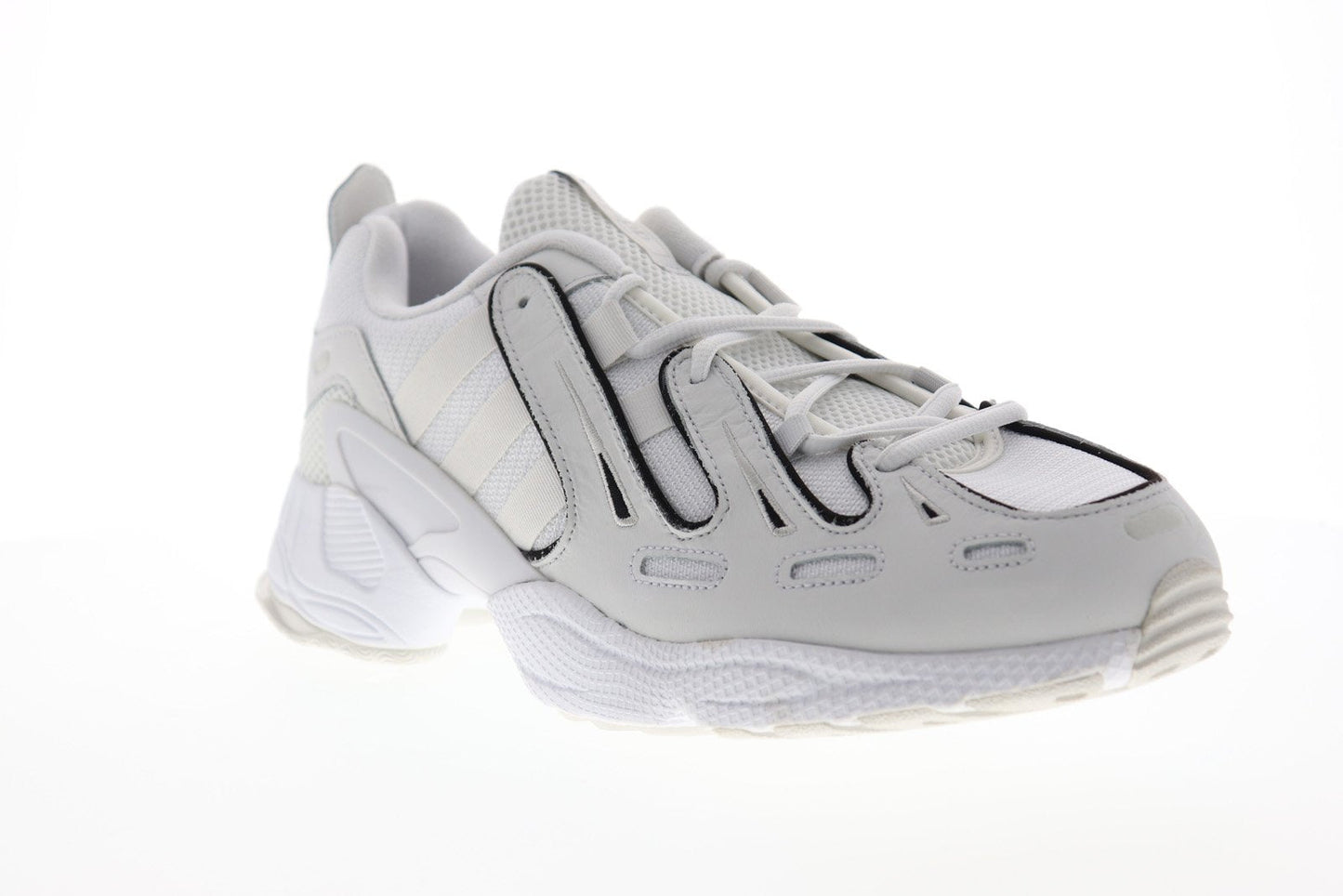 EQT Gazelle EE7744 Mens White Mesh Mid Top Lace Up Athletic Running Shoes