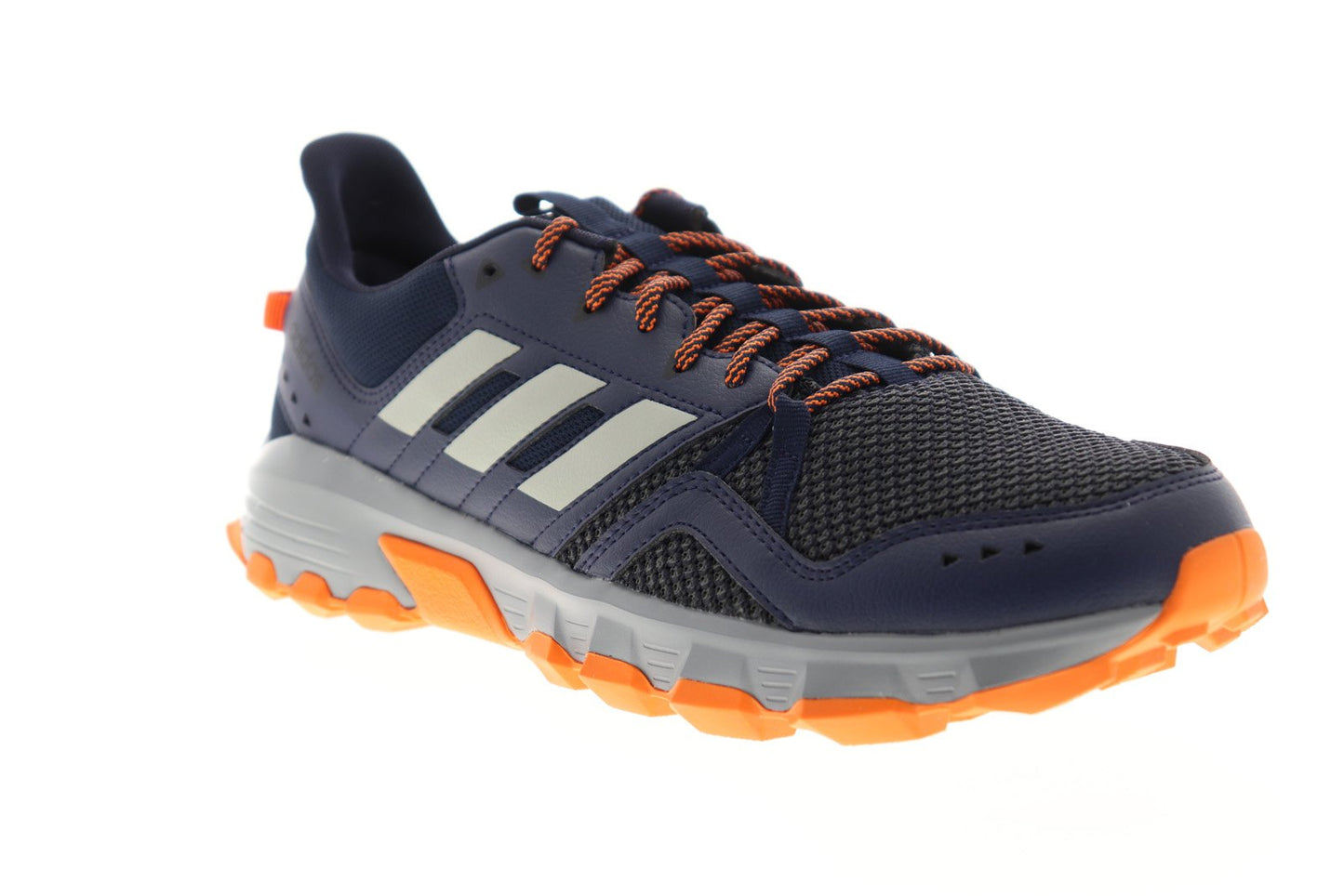 Rockadia Trail EE9557 Mens Blue Leather Low Top Athletic Hiking Shoes