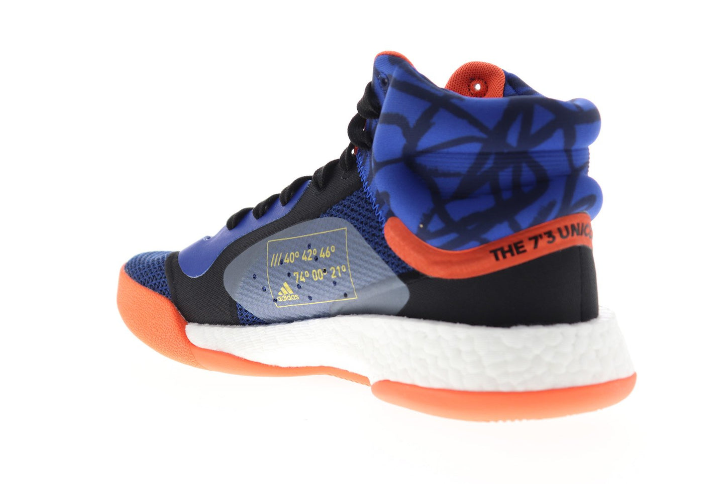 Marquee Boost G27738 Mens Blue High Top Athletic Gym Basketball Shoes