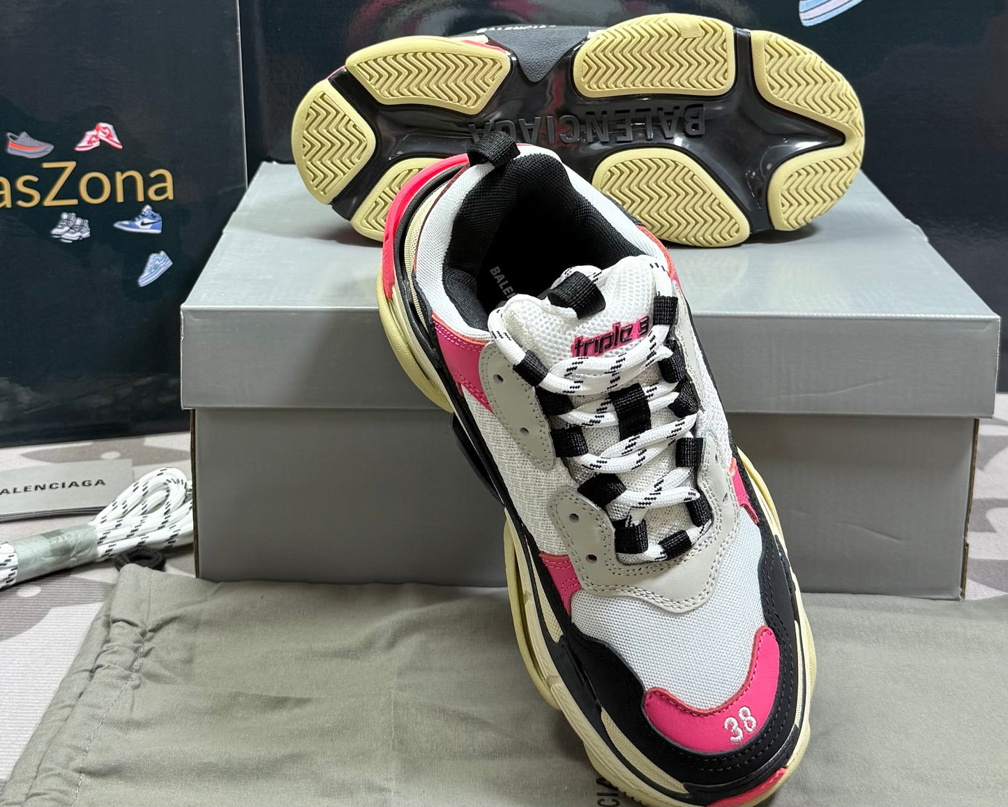 Triple S Black Pink