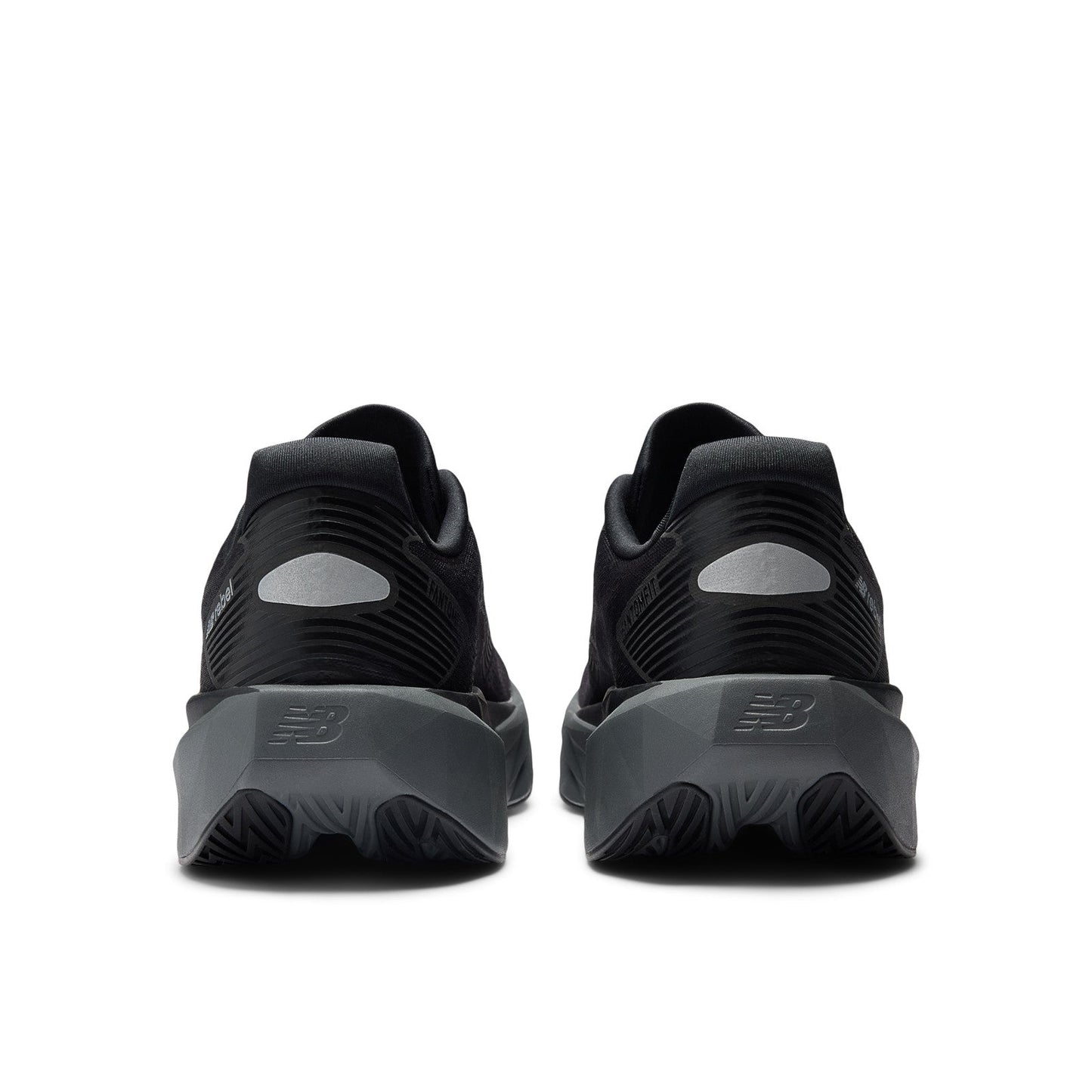 Men's FuelCell Rebel v5 in Black with Castlerock and Silver Metallic
