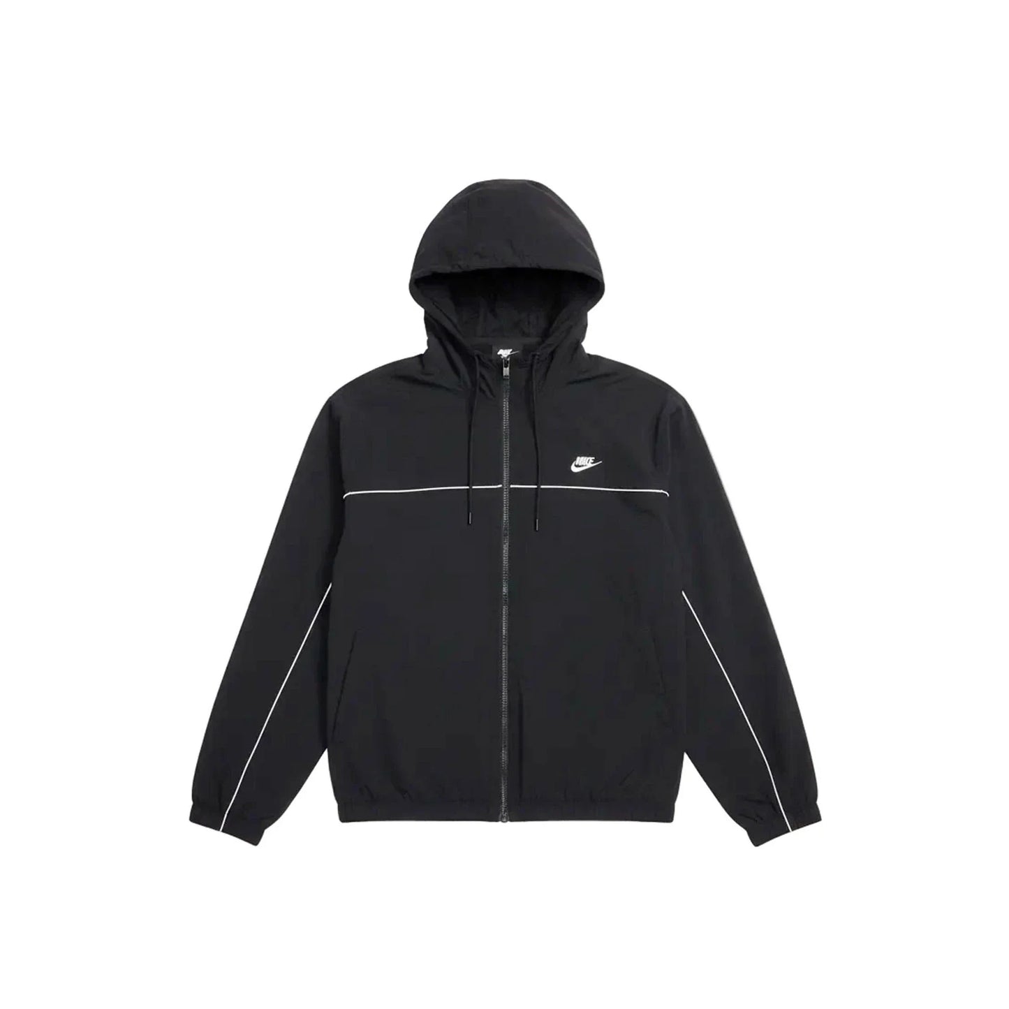Club Hooded Jacket 'Black / White