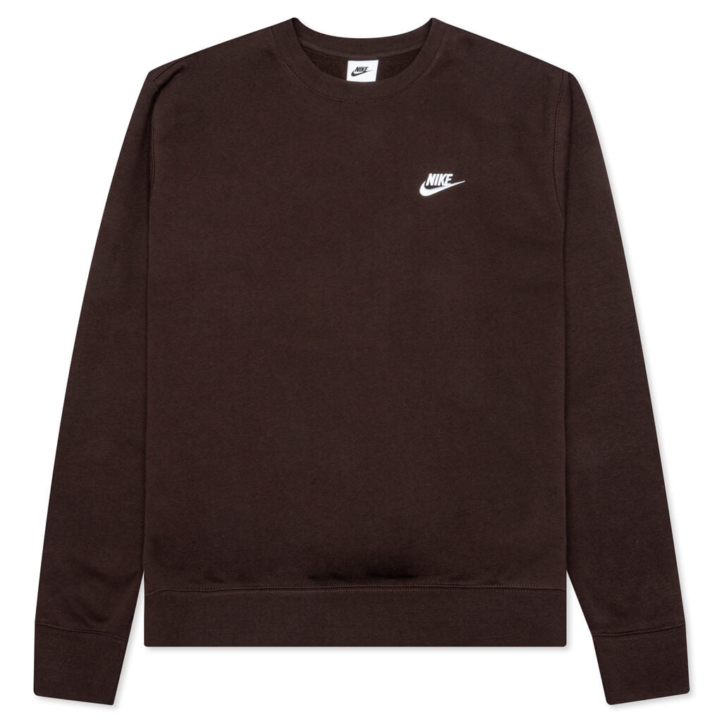 Sportswear Club Fleece Crew - Brown Basalt/White