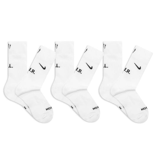 NOCTA Crew Socks - White/Black