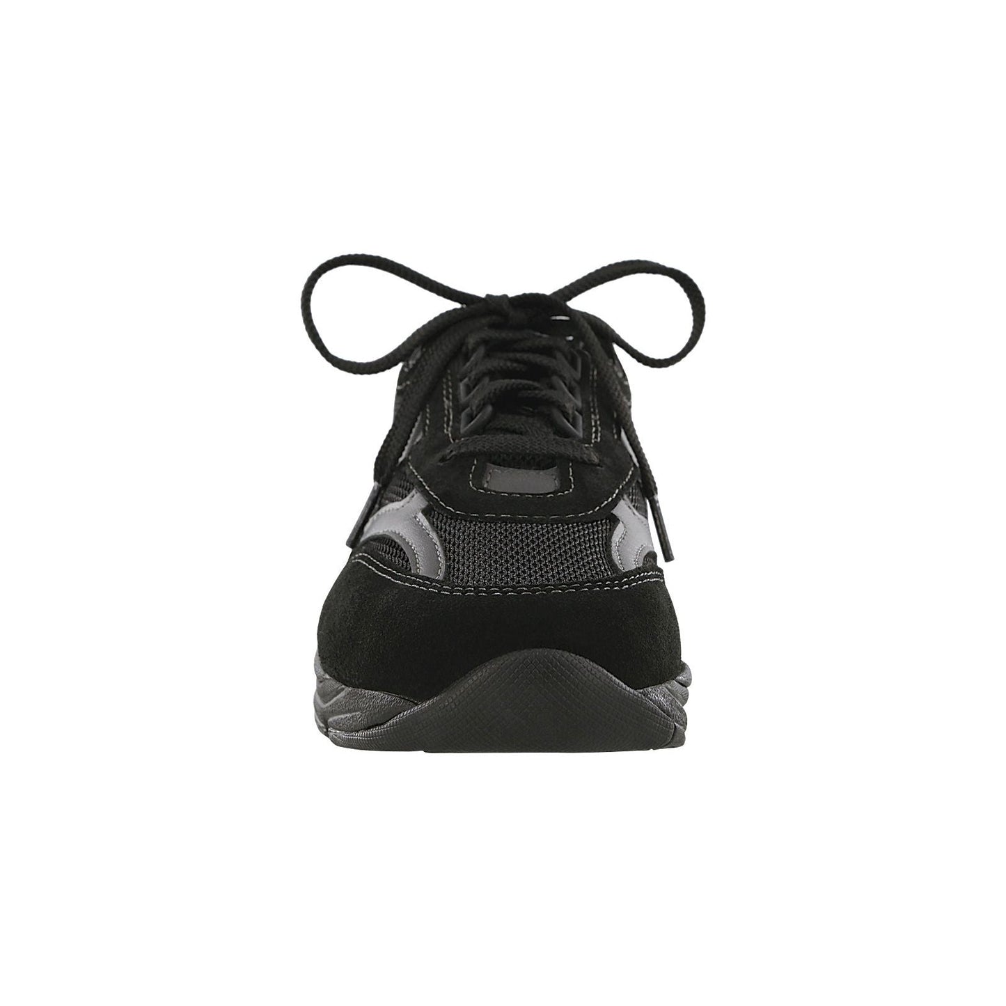 Women's Tour Mesh Lace Up Sneaker Mesh in Black