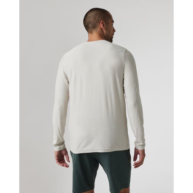 Men's Long Sleeve Strato Tech Tee in Salt Heather