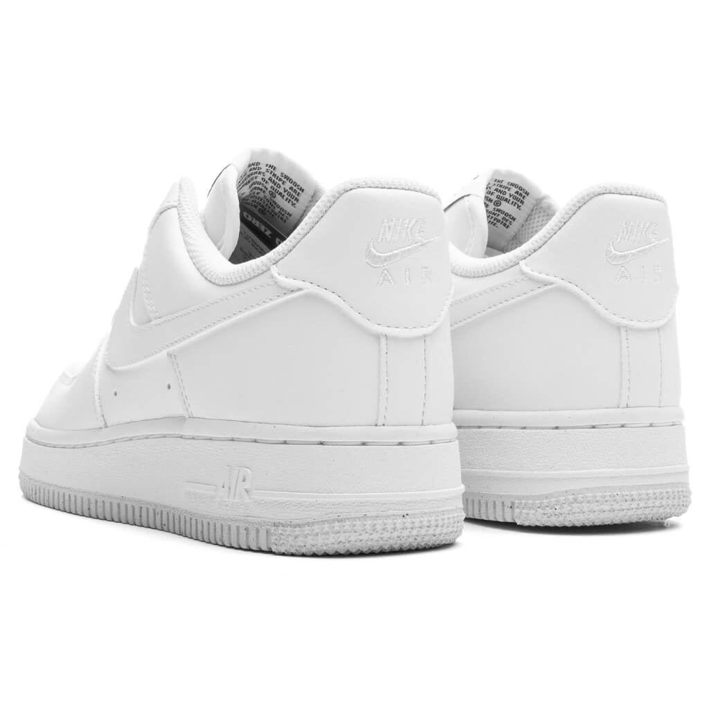 Women's Air Force 1 '07 Next Nature - White/Black/Metallic Silver