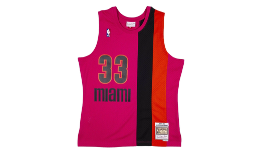 NBA Alonzo Mourning Reload Swingman Jersey "2005 Miami Heat - Pink" SMJYCP19297 MHEPINK05AMO