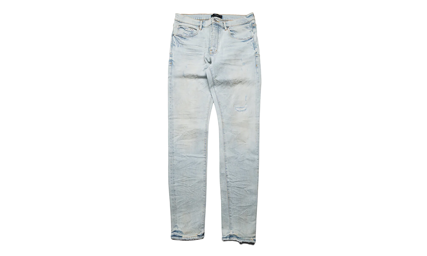 Skinny Fade Distressed Jeans "Light Indigo" P001 SKZB325