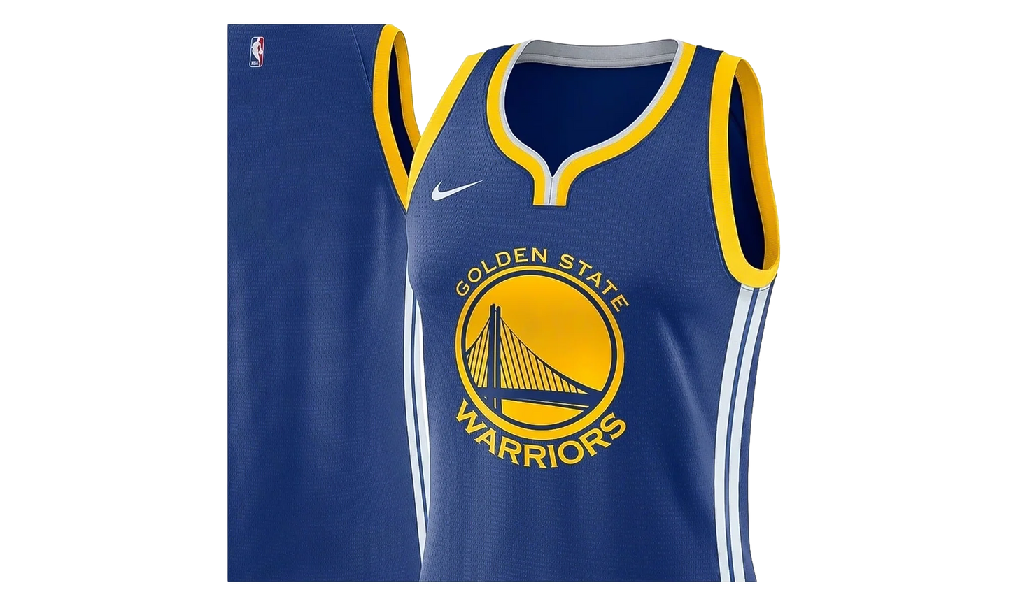 NBA GS Warriors Icon Swingman Jersey WMNS "Rush Blue" 904180 495