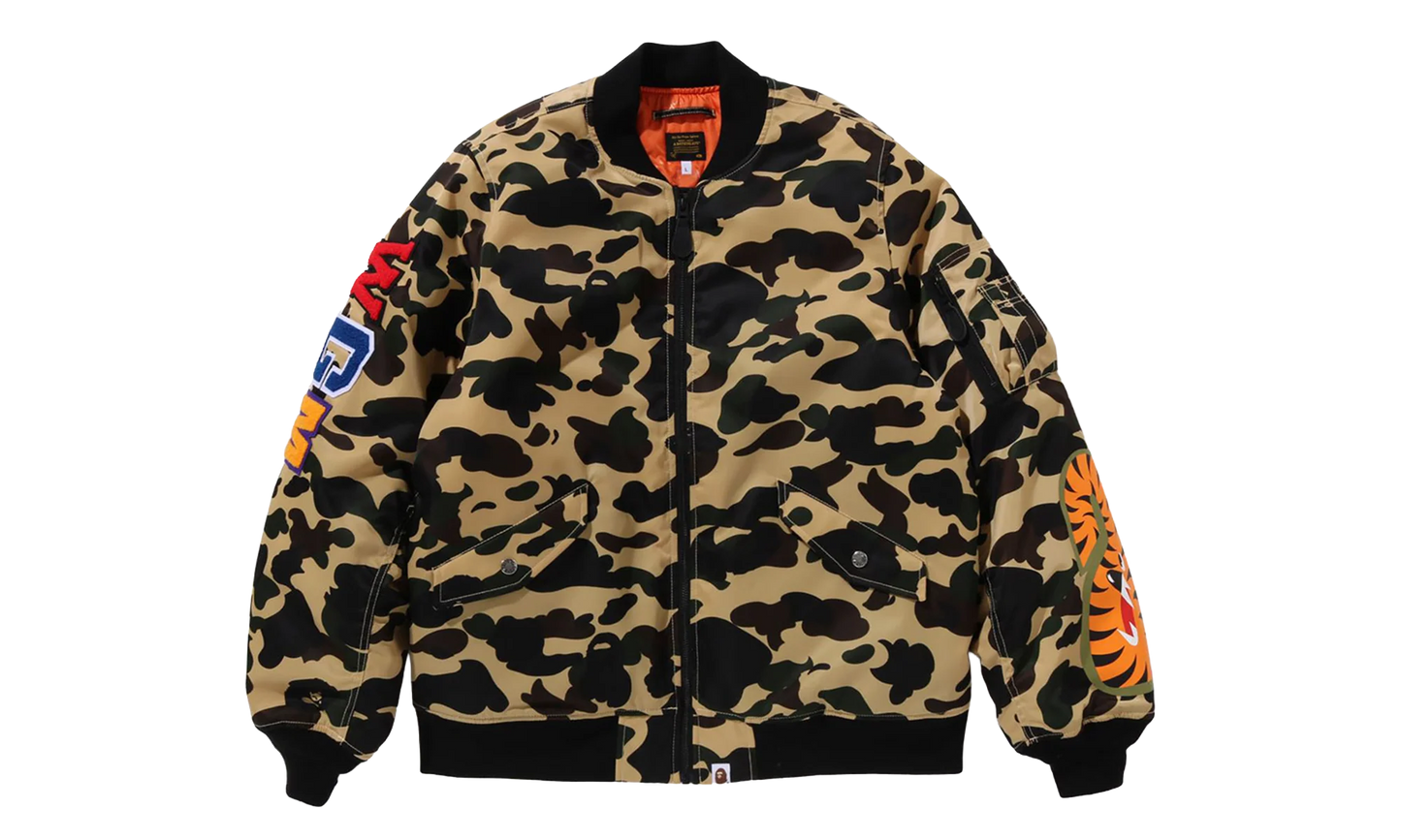 1st Camo Shark MA-1 Jacket "Yellow" 1L30 141 003 YELLOW