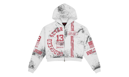 Roadster Zip Hoodie "Dirty White" GS077