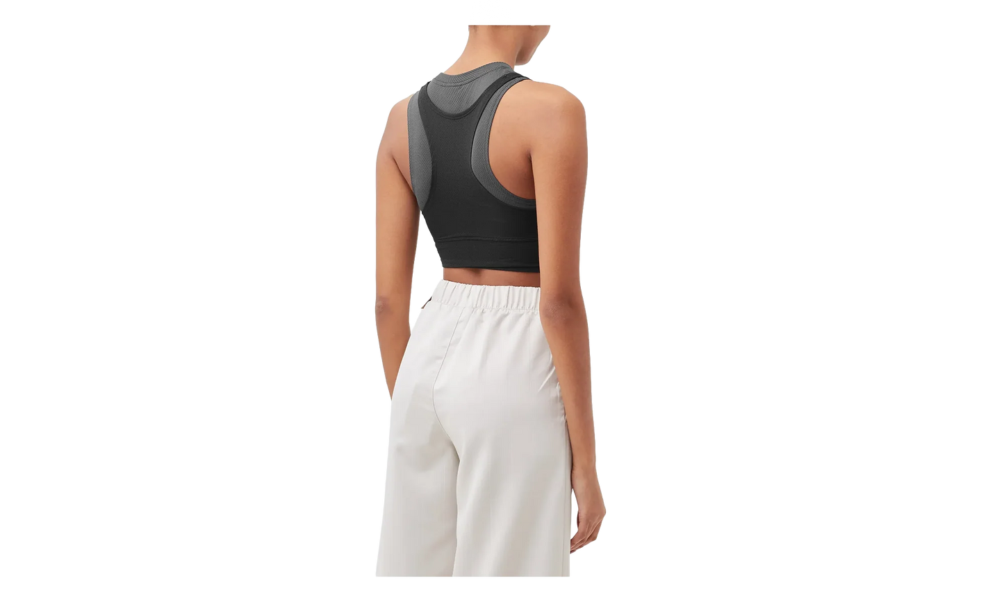 Air Jordan Essential Crop Top WMNS "Anthracite / Black" DN0602 060