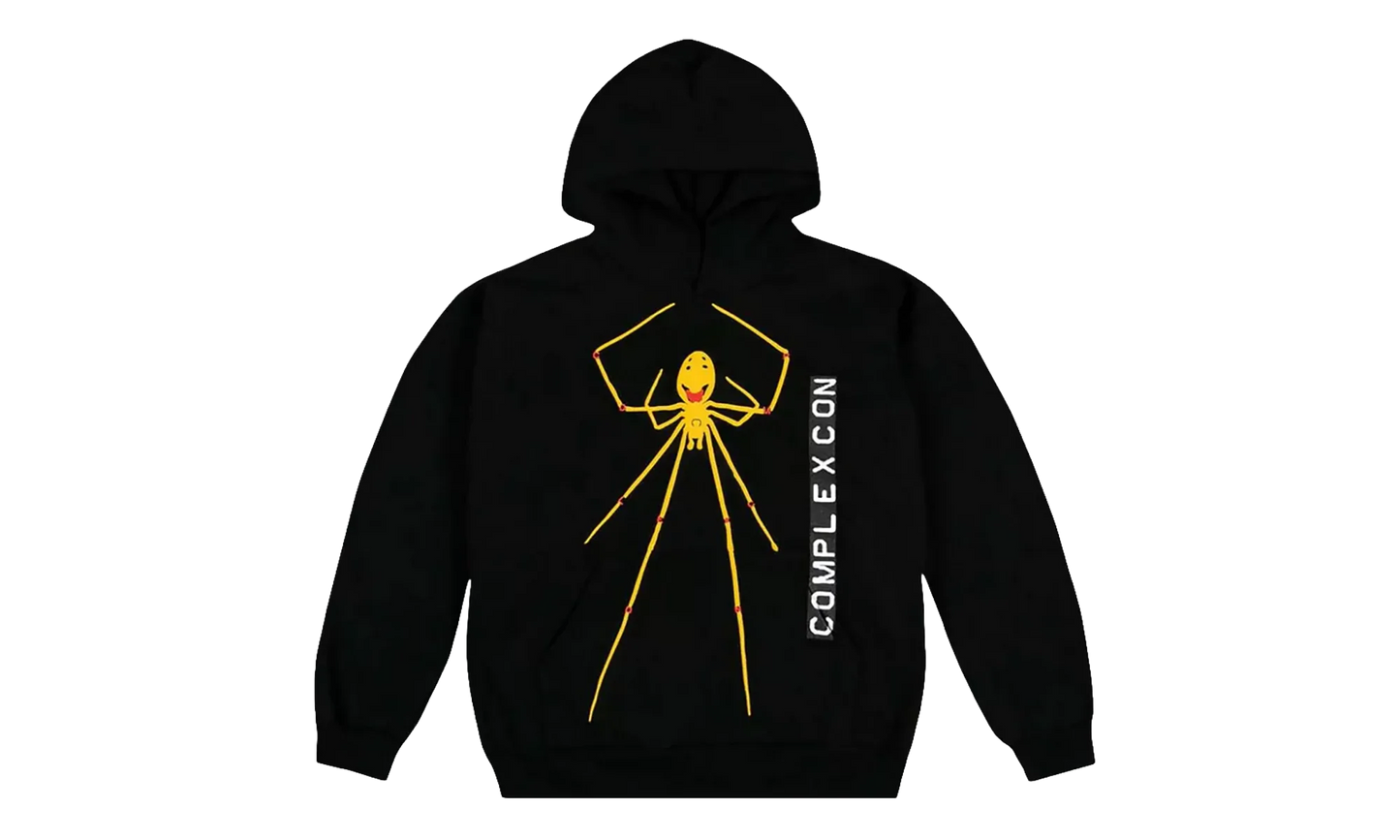 Cactus Plant Flea Market Smiley Spider Hoodie "ComplexCon - Black" CPFM28