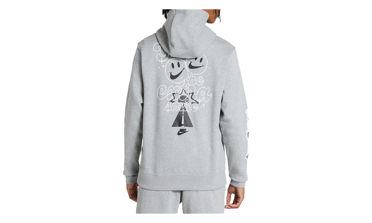 NSW Club Fleece Smile Pullover Hoodie "Heather Grey" DQ3520 063