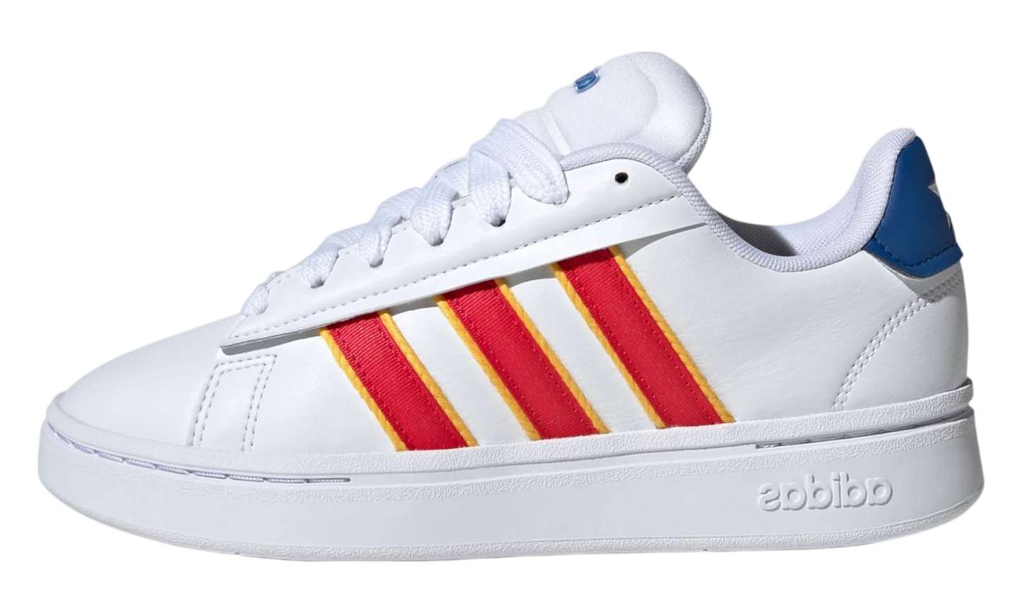 Grand Court Alpha 00s WMNS "Cloud White Pure Ruby Royal Blue" JQ0027