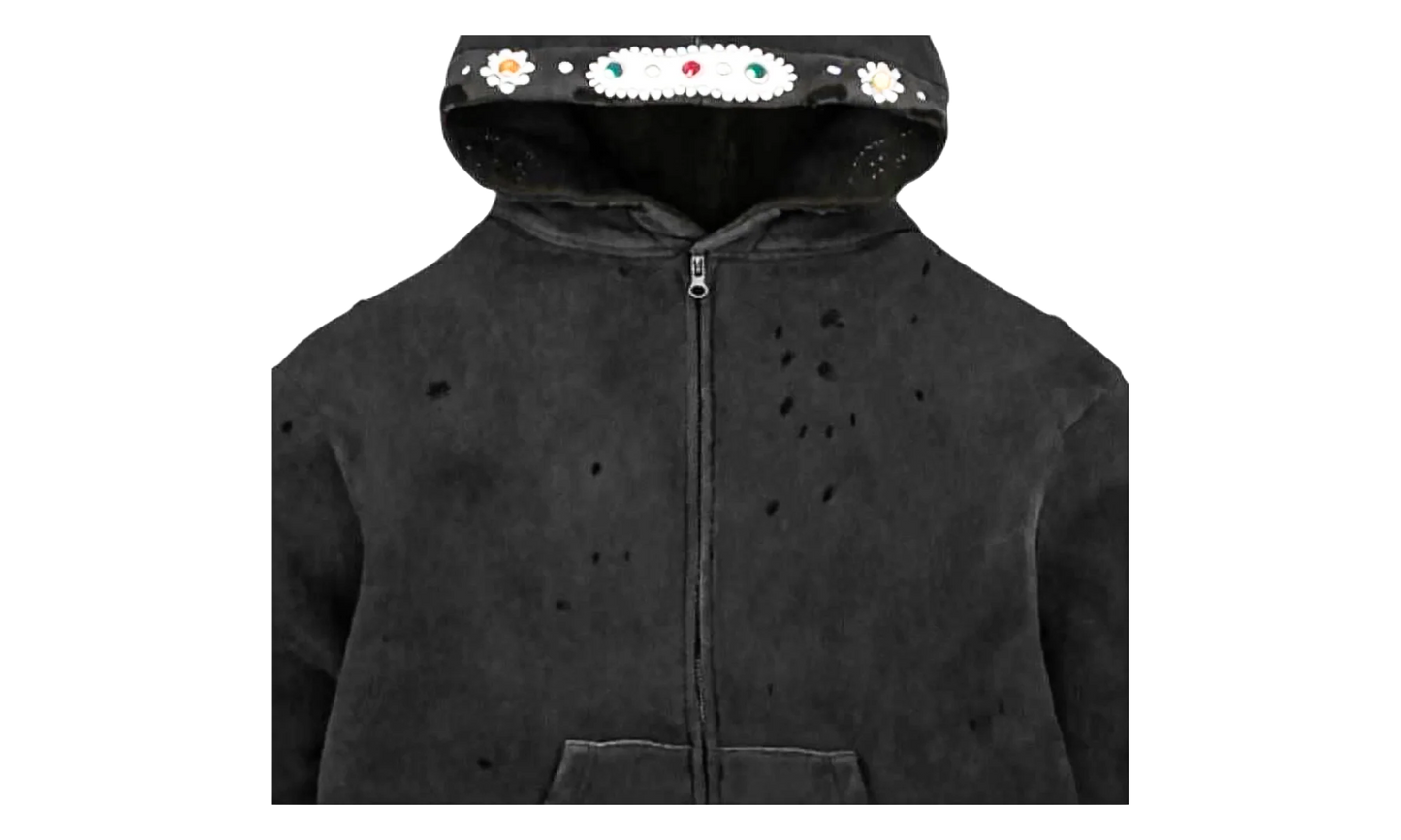 Sapphire Zip Up Hoodie "Black" BS102