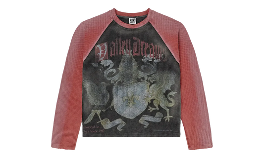 CREST THERMAL SWEATSHIRT "Red / Black" VAL106