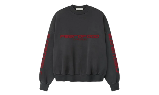 Chicago Heavy Fleece Cropped Sweatshirt "Iron Grey" 192HO256892F