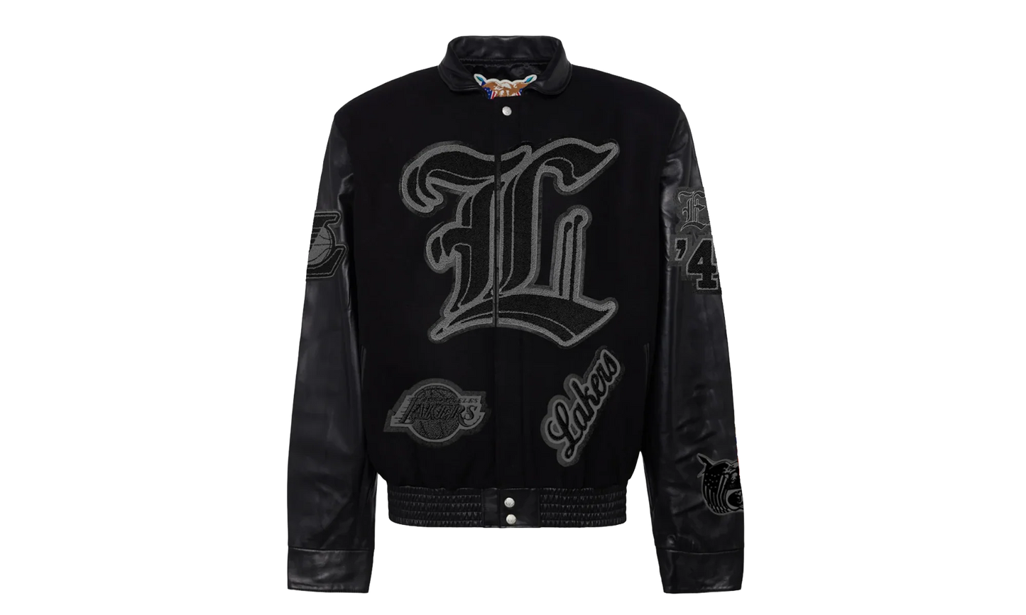 Wool & Leather Jacket "Los Angeles Lakers" BL 004