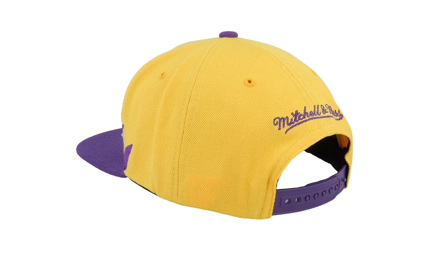 NCAA Sharktooth Snapback Cap "LSU Tigers - Yellow / Purple" HHSS3304 LSUYYPPPYWPR