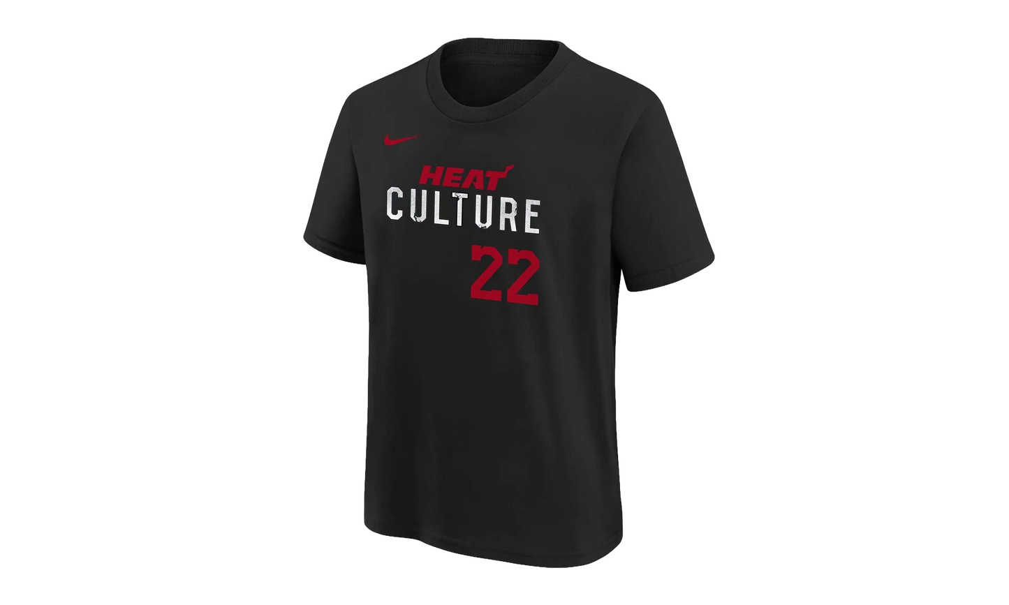 NBA MIAMI HEAT 2024-25 CITY EDITION T-SHIRT GS "BUTLER - BLACK" 9Z2B7HDMF HEAJB