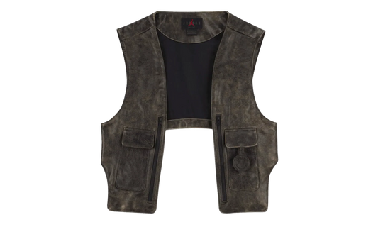 Jordan x J Balvin Leather Vest "Brown / Black" FJ6133 010