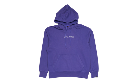 Jordan Wordmark Fleece Pullover Hoodie "Purple" DV6463 514