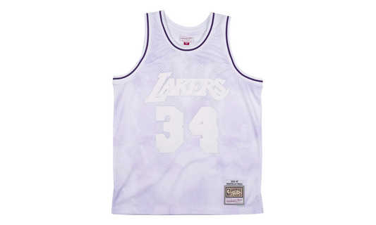 NBA Shaquille O’Neal Cloudy Skies Swingman Jersey "1996 Los Angeles Lakers - Light Purple" SMJYBW19061 LALLTPR96SON