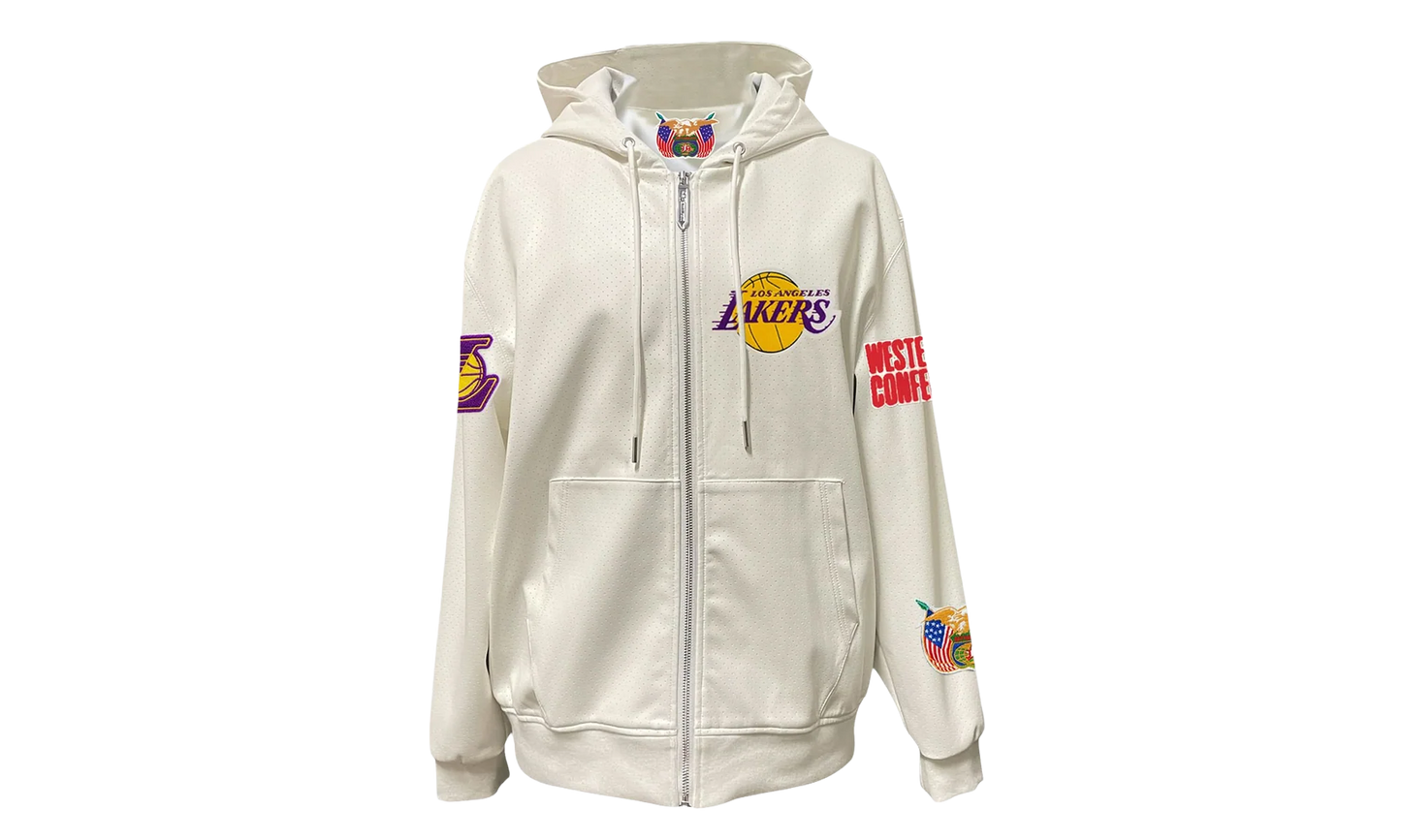 Zip-Up Jacket "Los Angeles Lakers" NBA 147WHT LAK