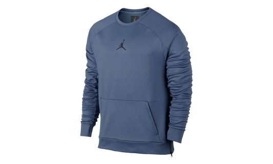 Jordan Jumpman 360 Fleece Crew Training Sweatshirt "Ocean Fog / Black" 809435 404