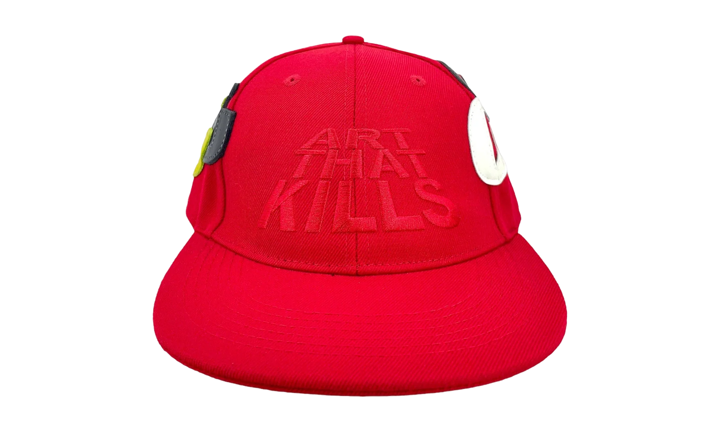 ATK G Patch Fitted Hat "Red" GD123
