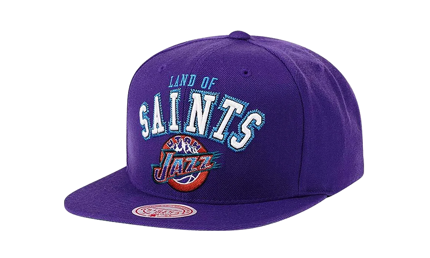 NBA Hardwood Classics Zigzag Snapback Cap "Utah Jazz - Purple" HHSS1100 UJAYYPPPPURP