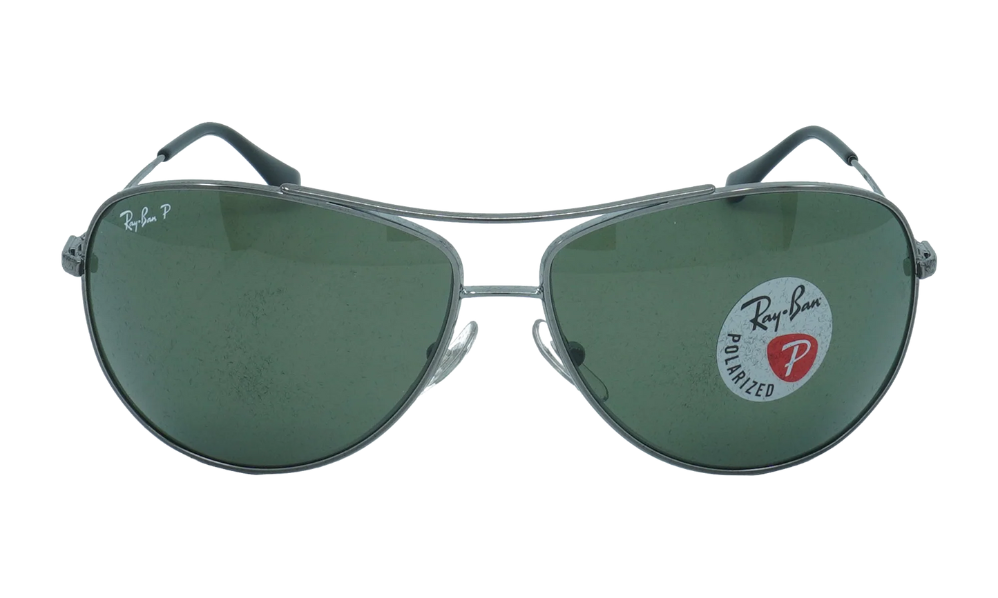 Aviator Polarized Sunglasses "Gun Metal" RB3293-004-9A_63