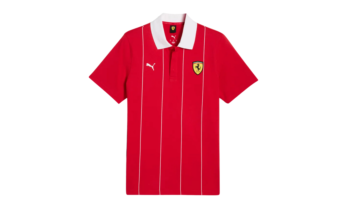 Scuderia Ferrari HP Race Premium Polo "Rosso Corsa" 630209 02