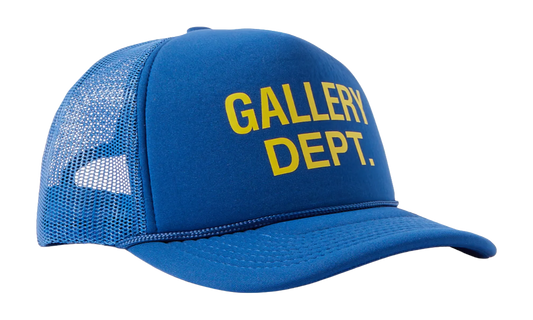 Logo Print Trucker Cap "Blue" GD077
