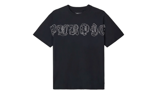 Logo Print Cotton T-Shirt "Black" P104 TBGO425